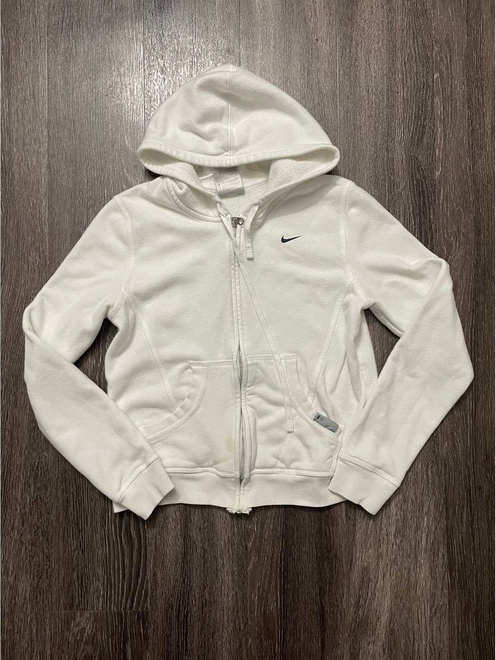 00s Nike Full Zip Mini Swoosh Hoodie